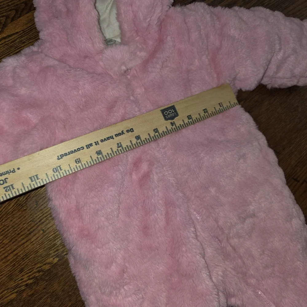Pink 0/3 MO Wonder Nation Winter Outfit Soft Fluffy Warming Sack Infant Newborn